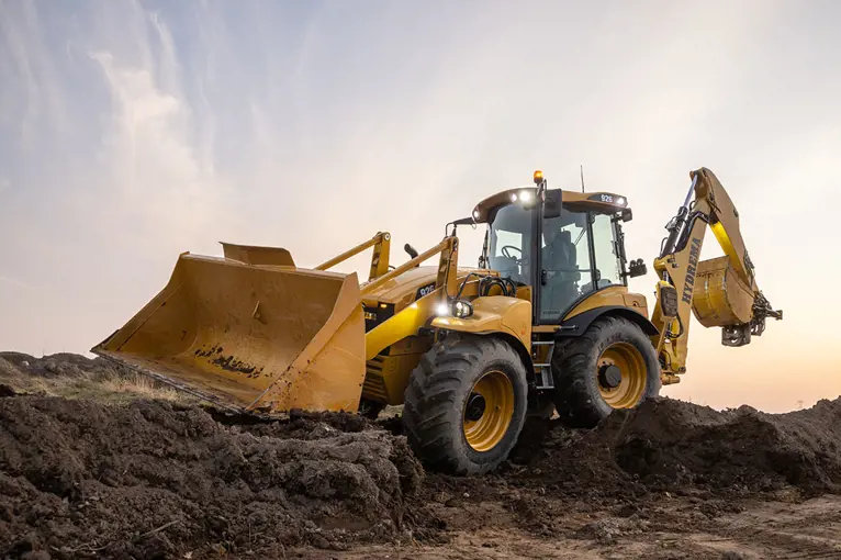 The Hydrema 926G Backhoe Loader for Military Applications